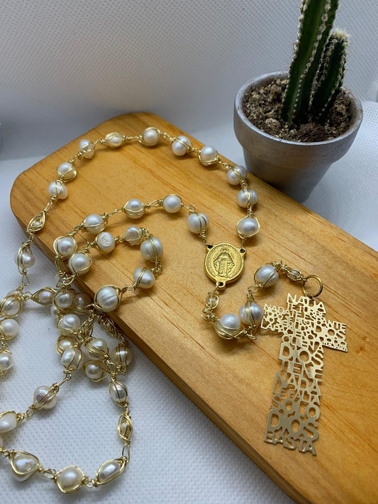 Rosary in Pearls