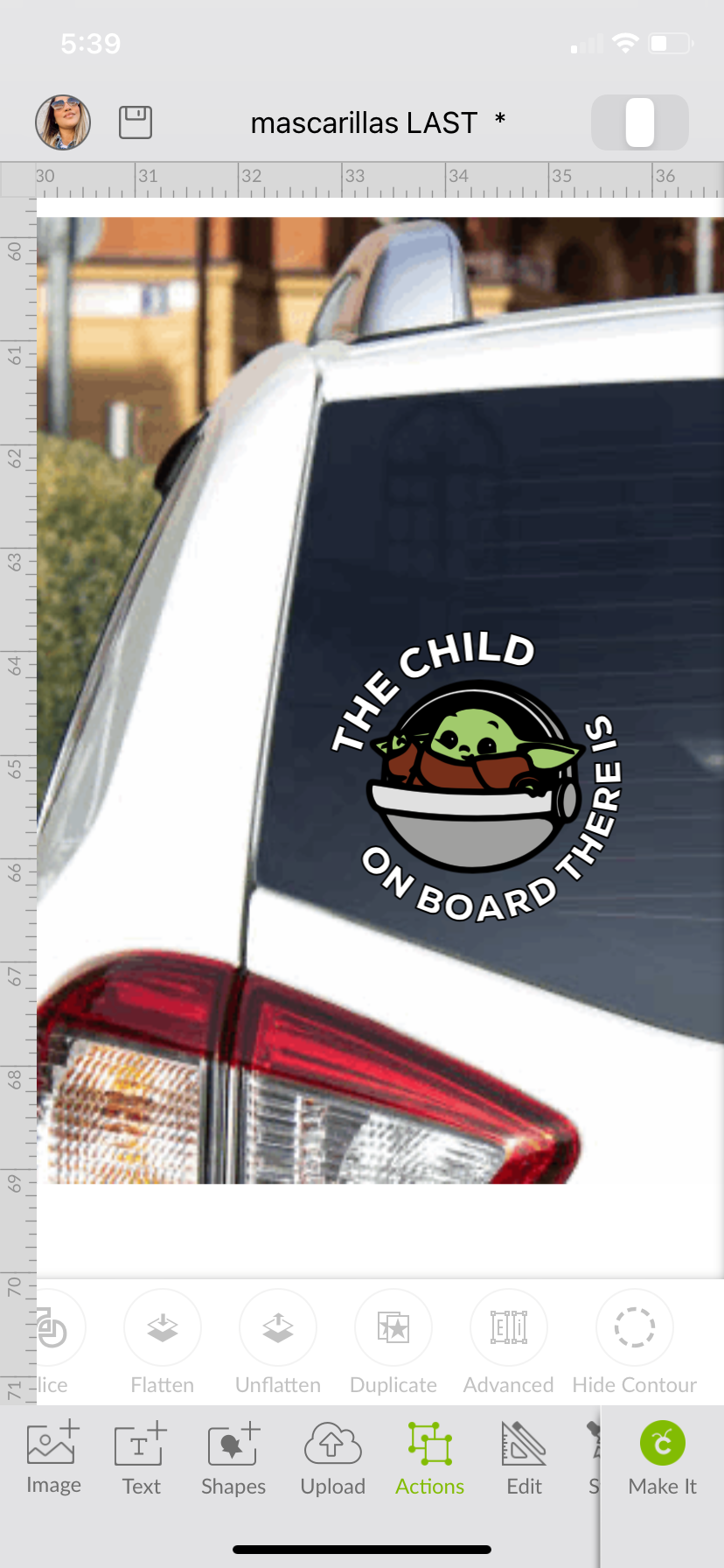 THE CHILD ON BOARD Baby Car Sticker
